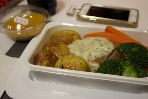 Qantas economy food