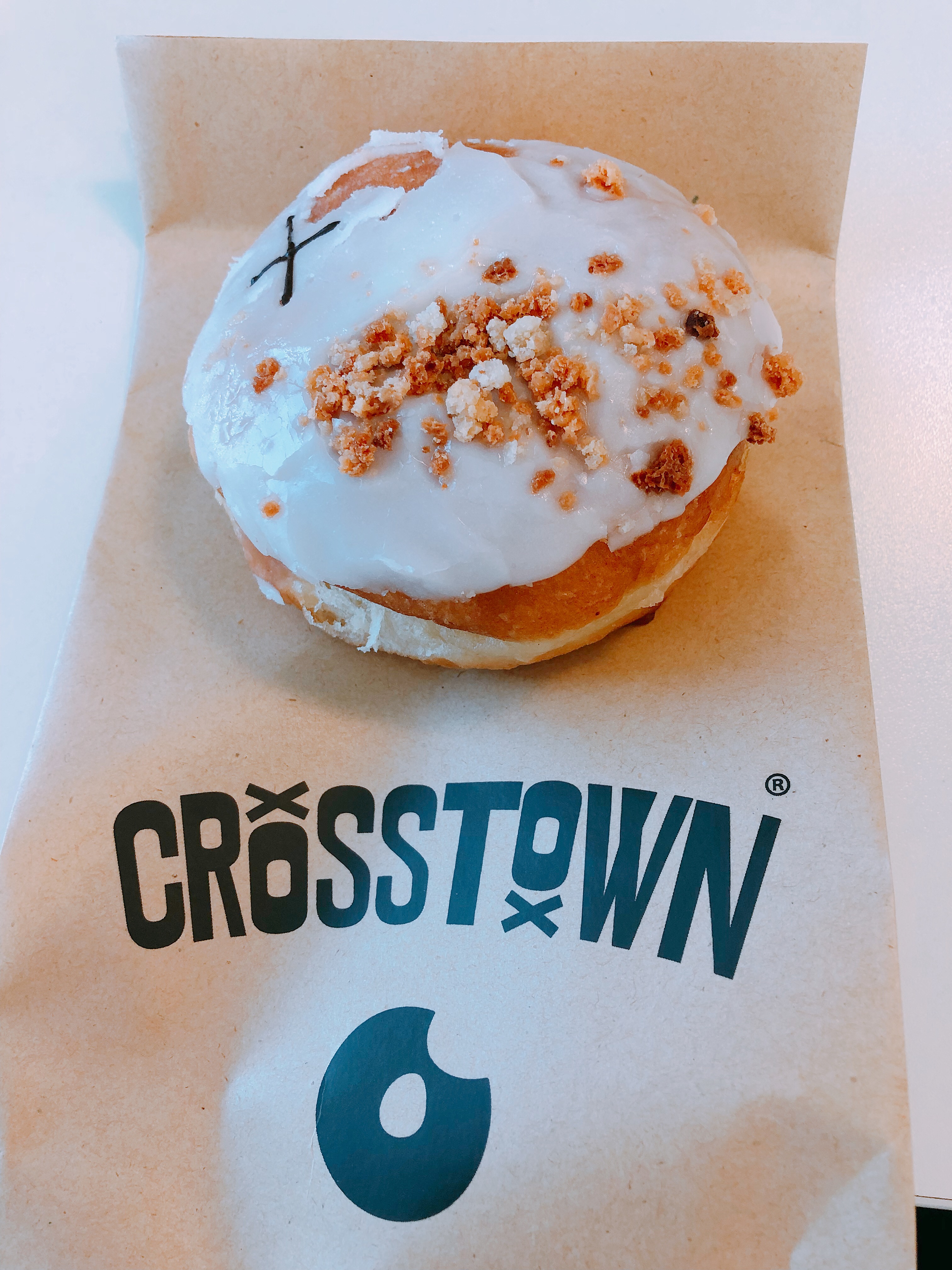 crosstown doughnut roasted peach