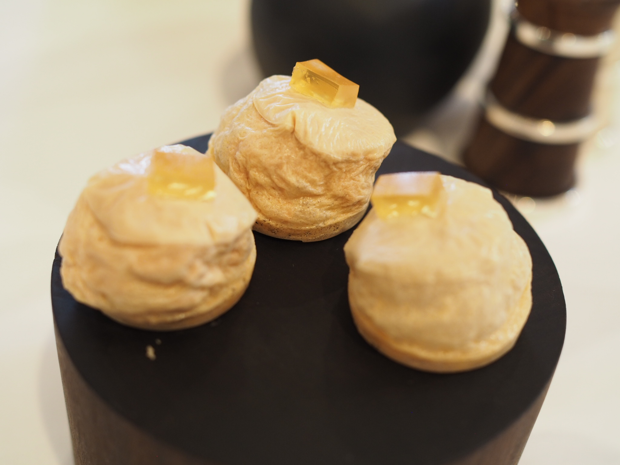 Foie-Gras-Puff-with-Mead-Jelly