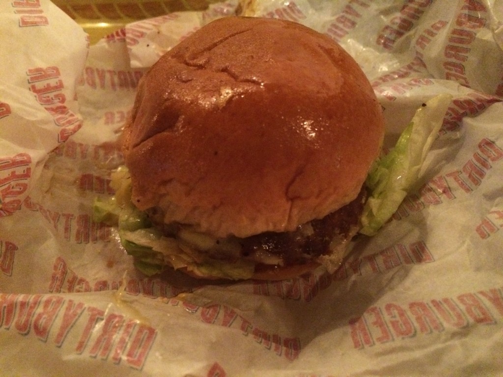 dirty burger cheeseburger