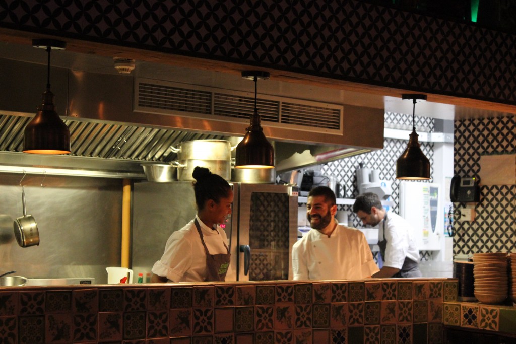 Señor Ceviche kitchen