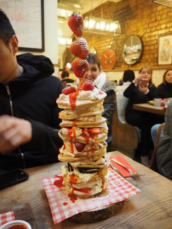 Hungry Ronin takes on Polo Bar Pancake Challenge the food connoisseur