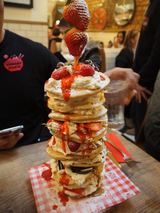 Hungry Ronin takes on Polo Bar Pancake Challenge the food connoisseur