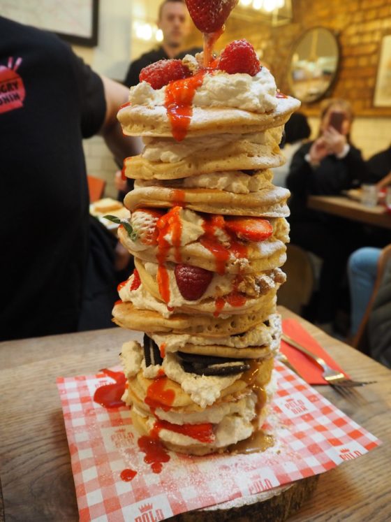 Hungry Ronin takes on Polo Bar Pancake Challenge the food connoisseur