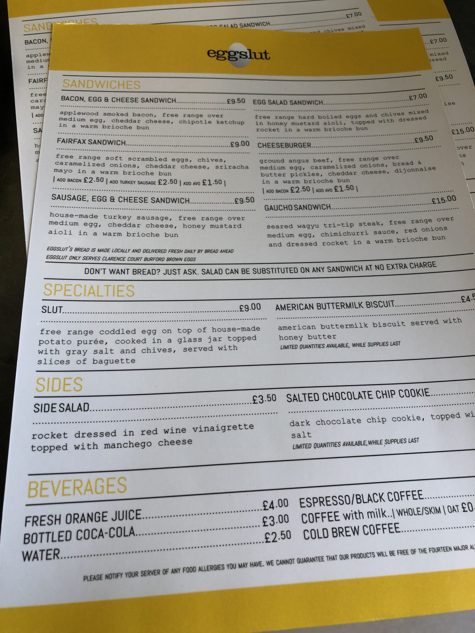 eggslut London eggtastic sandwiches the food connoisseur