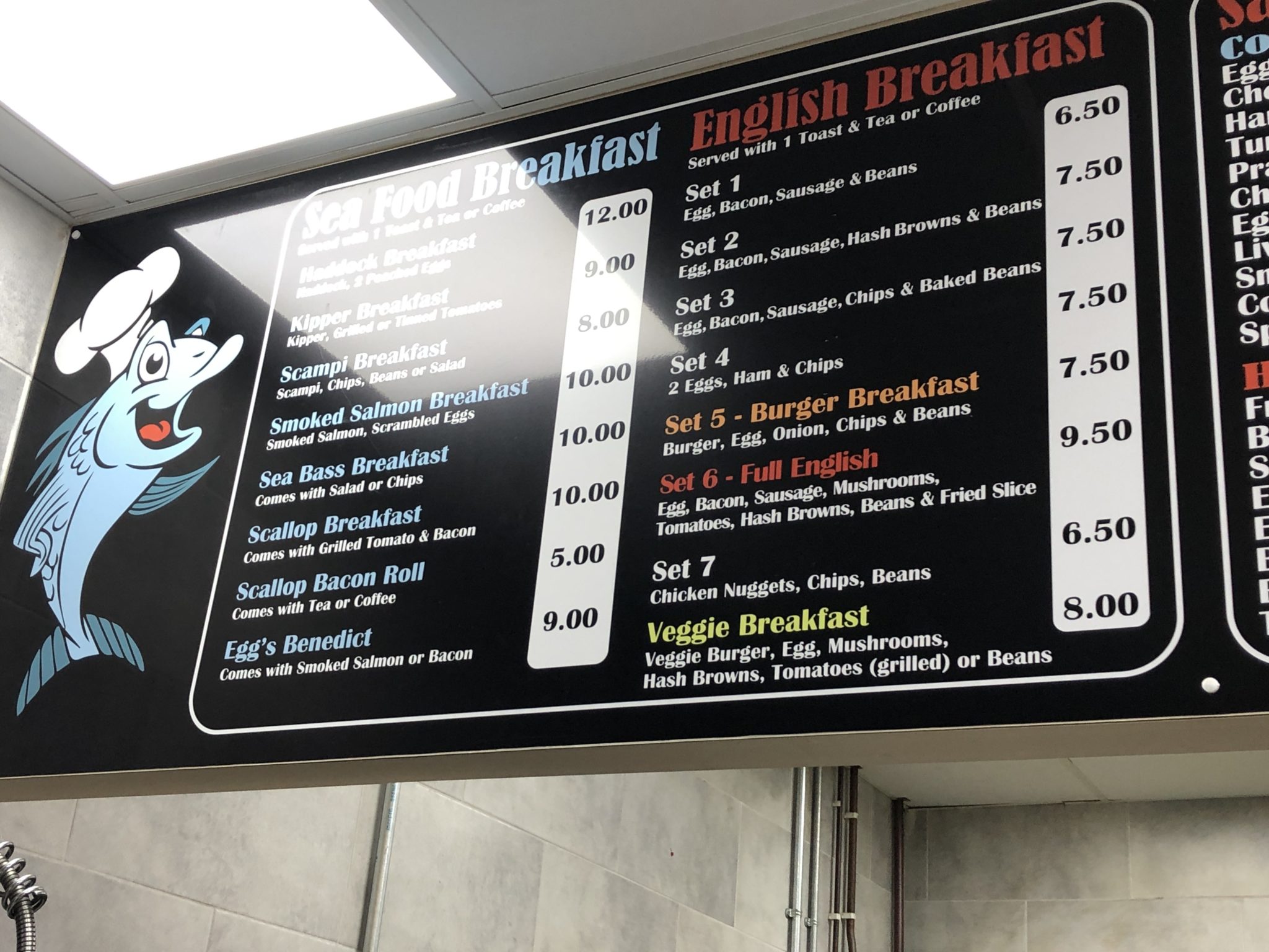 Billingsgate Café Scallops and bacon rolls the food connoisseur