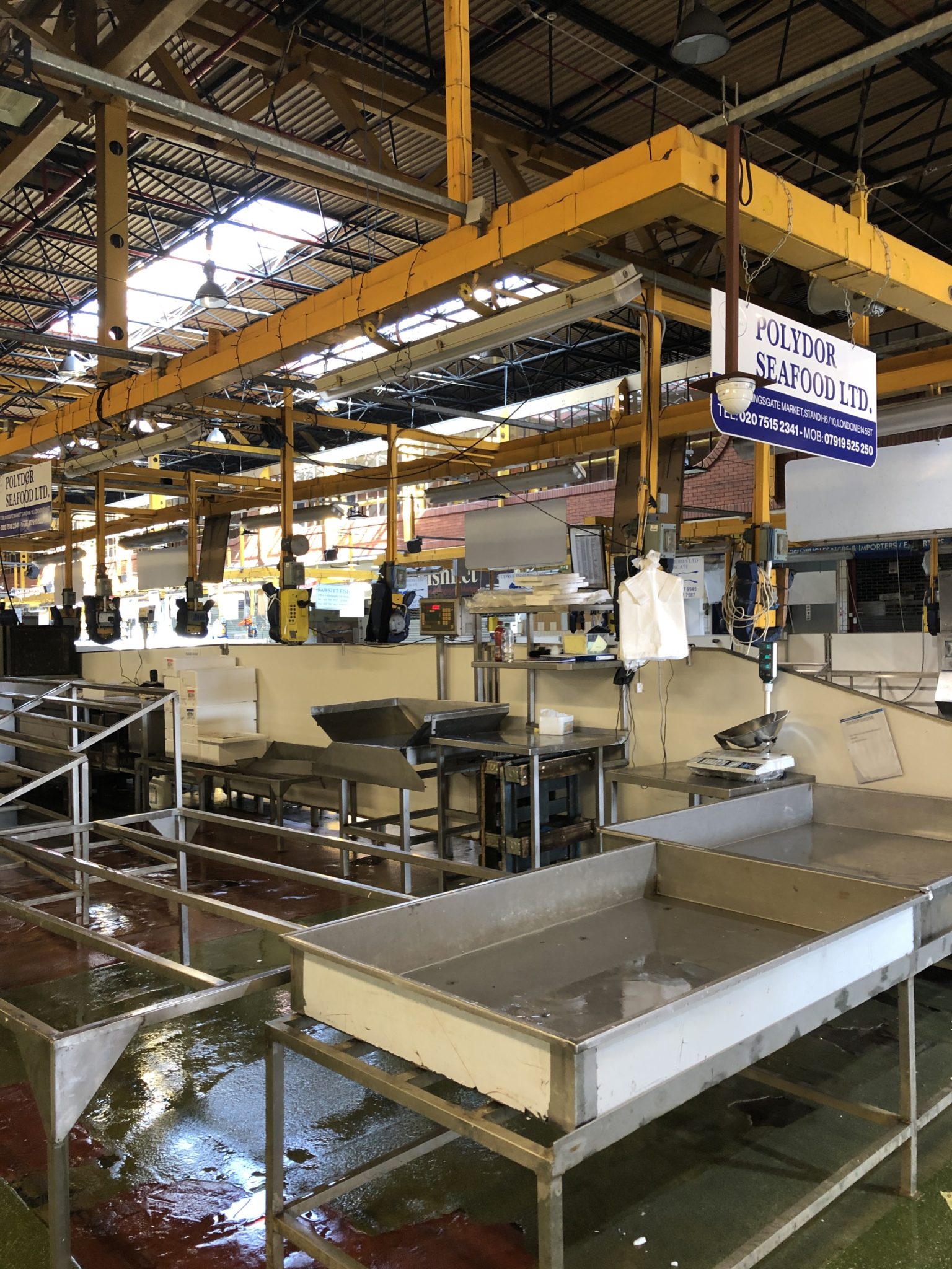 Billingsgate Café Scallops and bacon rolls the food connoisseur