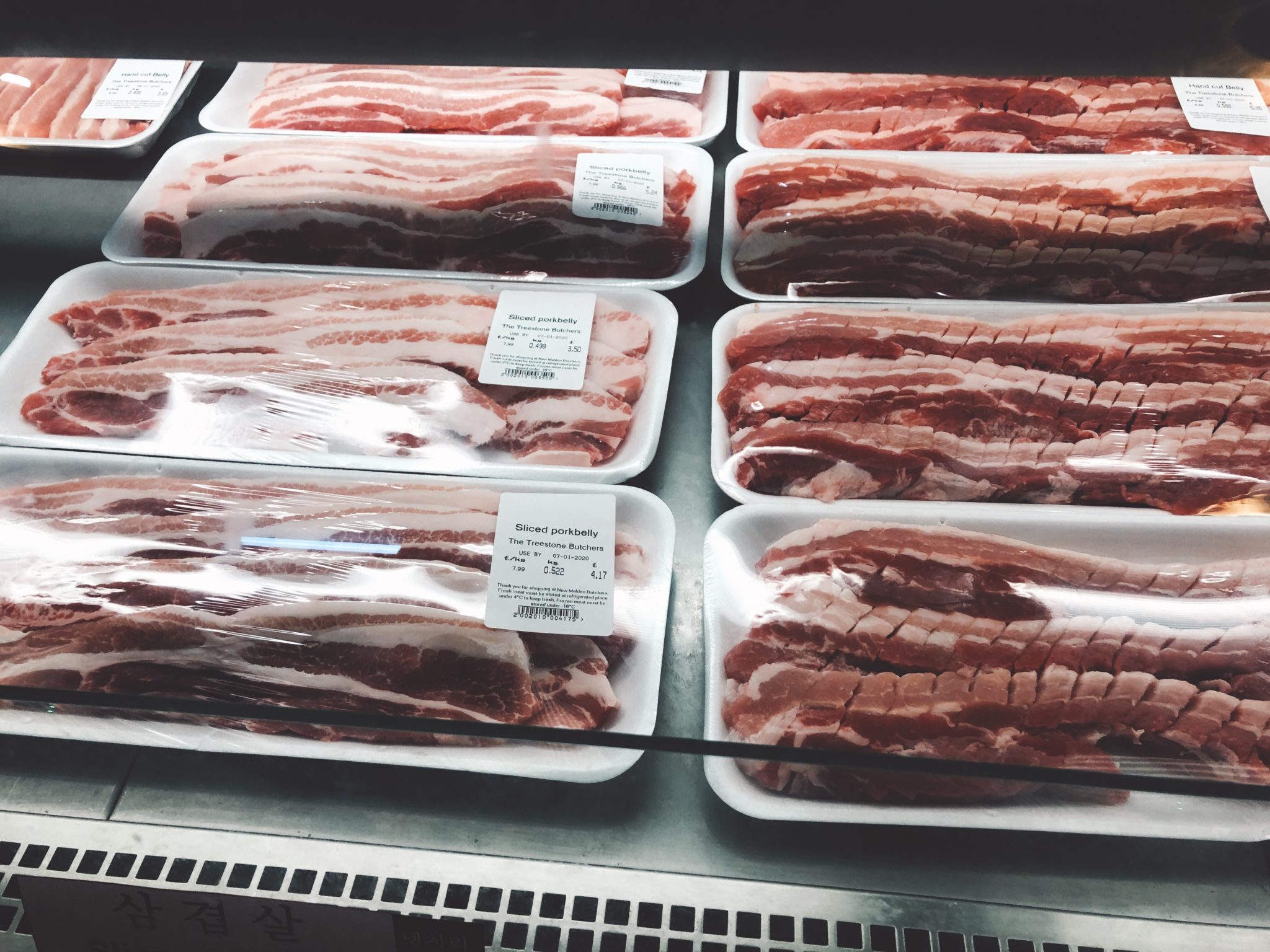 pork in the butchers