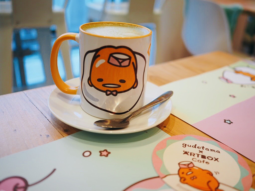 Gudetama x ARTBOX Cafe matcha tea