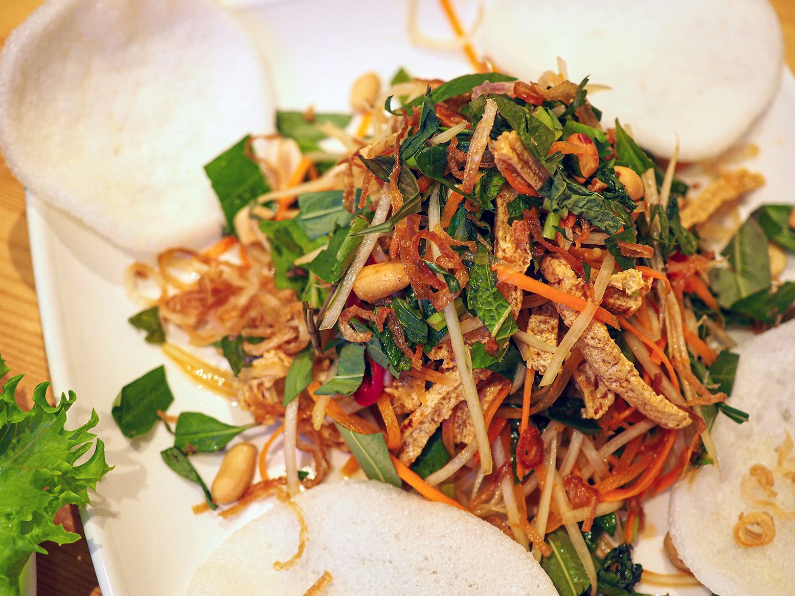 Nộm xoài đậu hũ Green Mango salad with tofu Thanh Binh