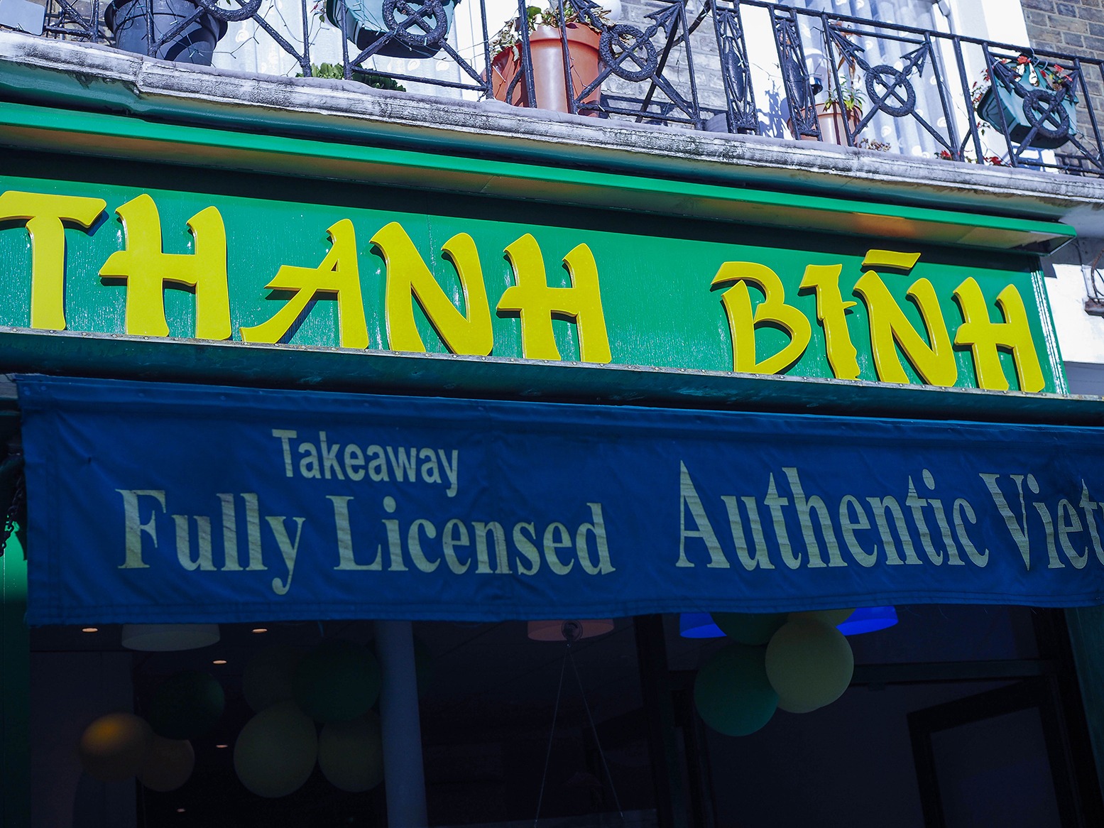 Thanh Binh Camden shop front.