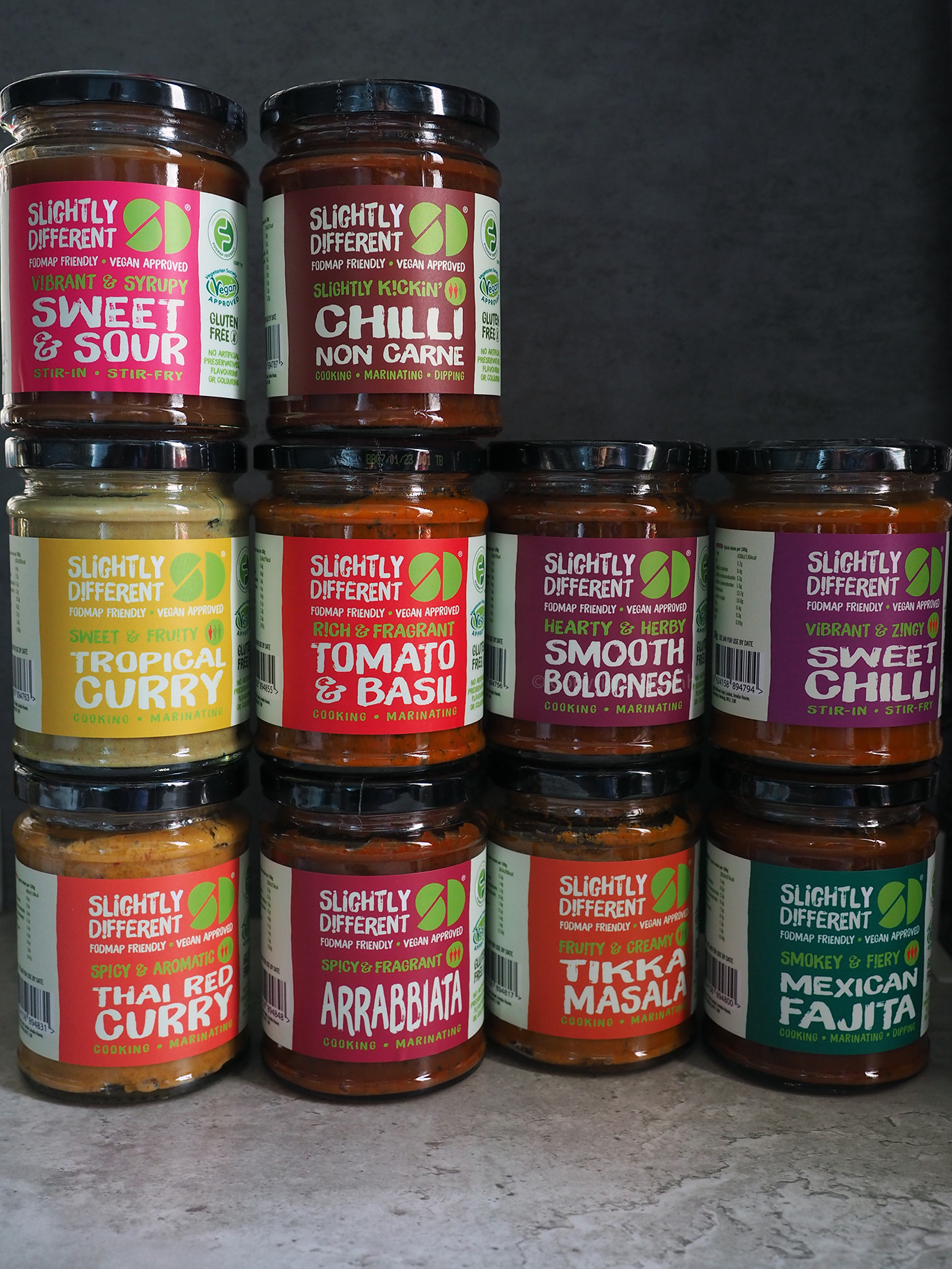 Around The World Slightly Different 10 Pack of Cooking Sauces