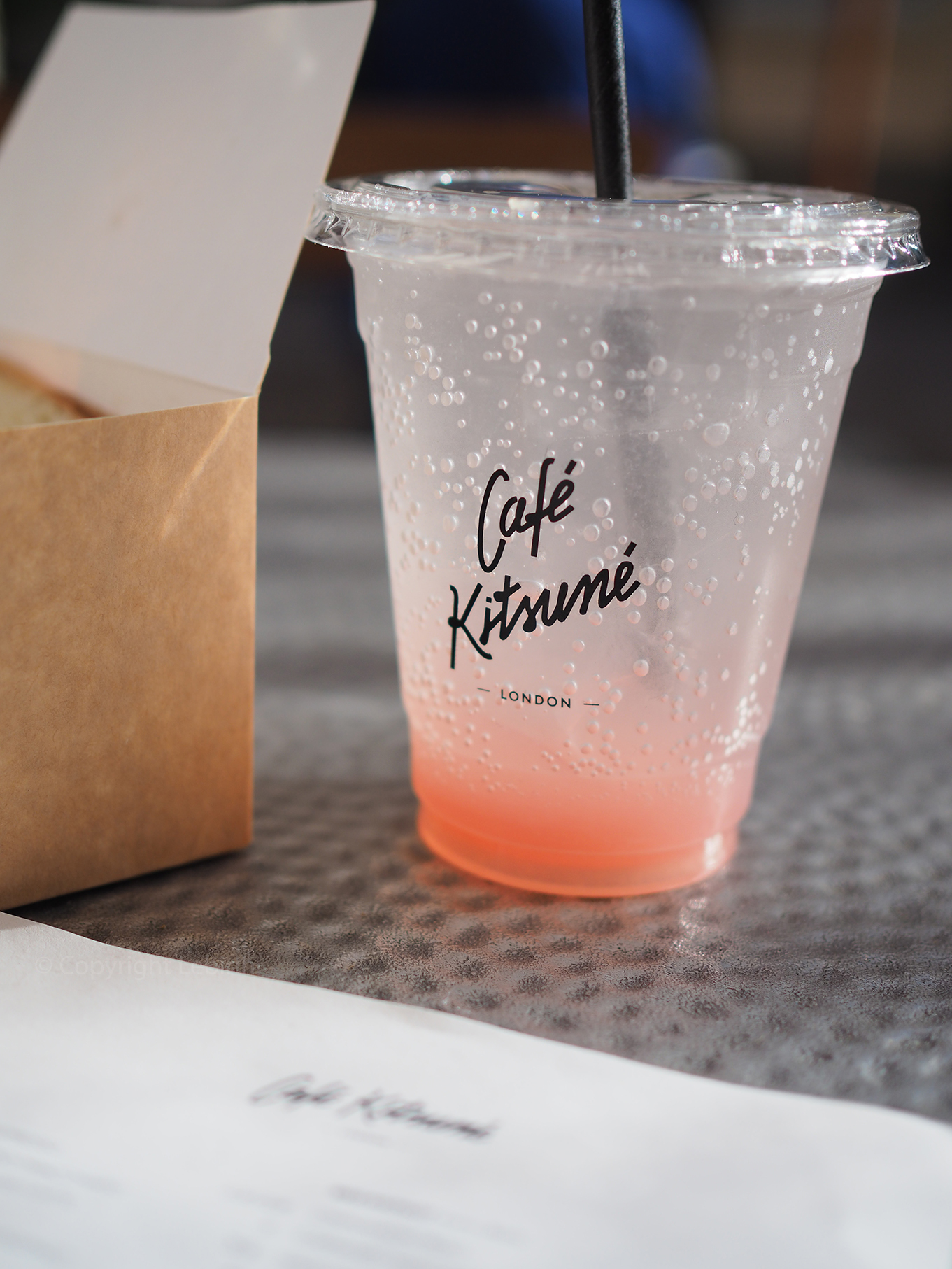 Café Kitsuné hibiscus rose lemonade