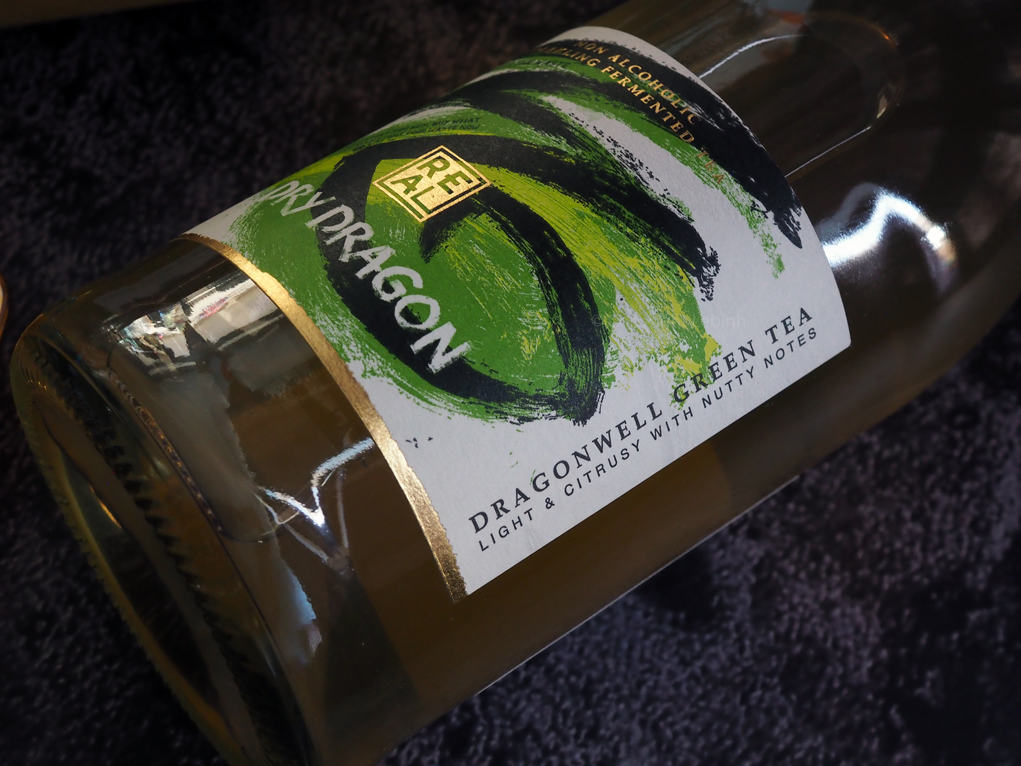 Real Kombucha dry dragon bottle