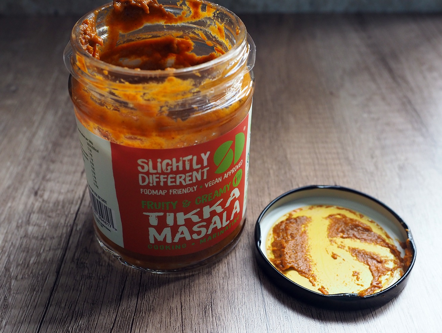 Slightly Differnt Tikka Masala open jar close up