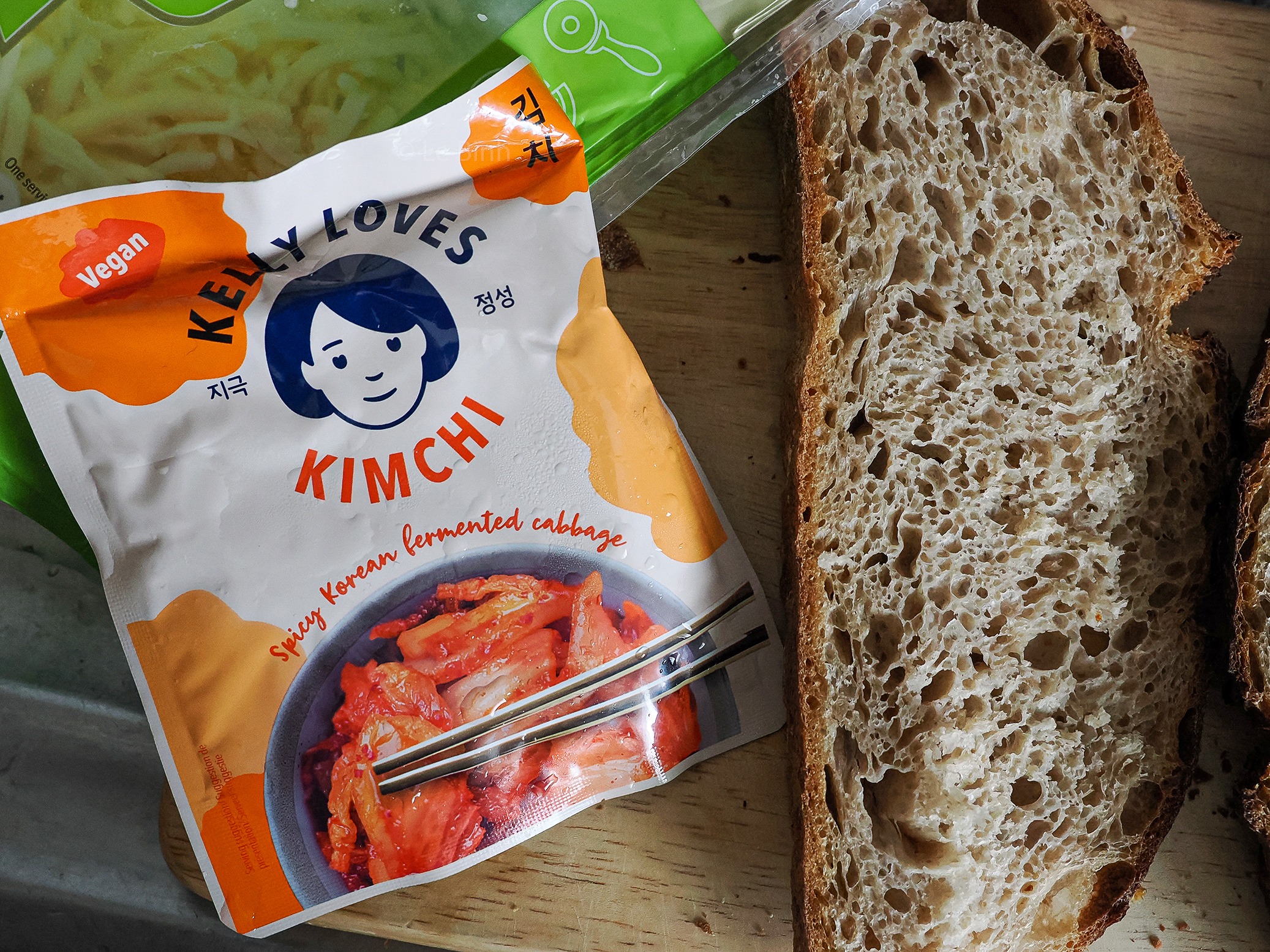 Kimchi Cheese Toastie with Kelly Loves recipe
