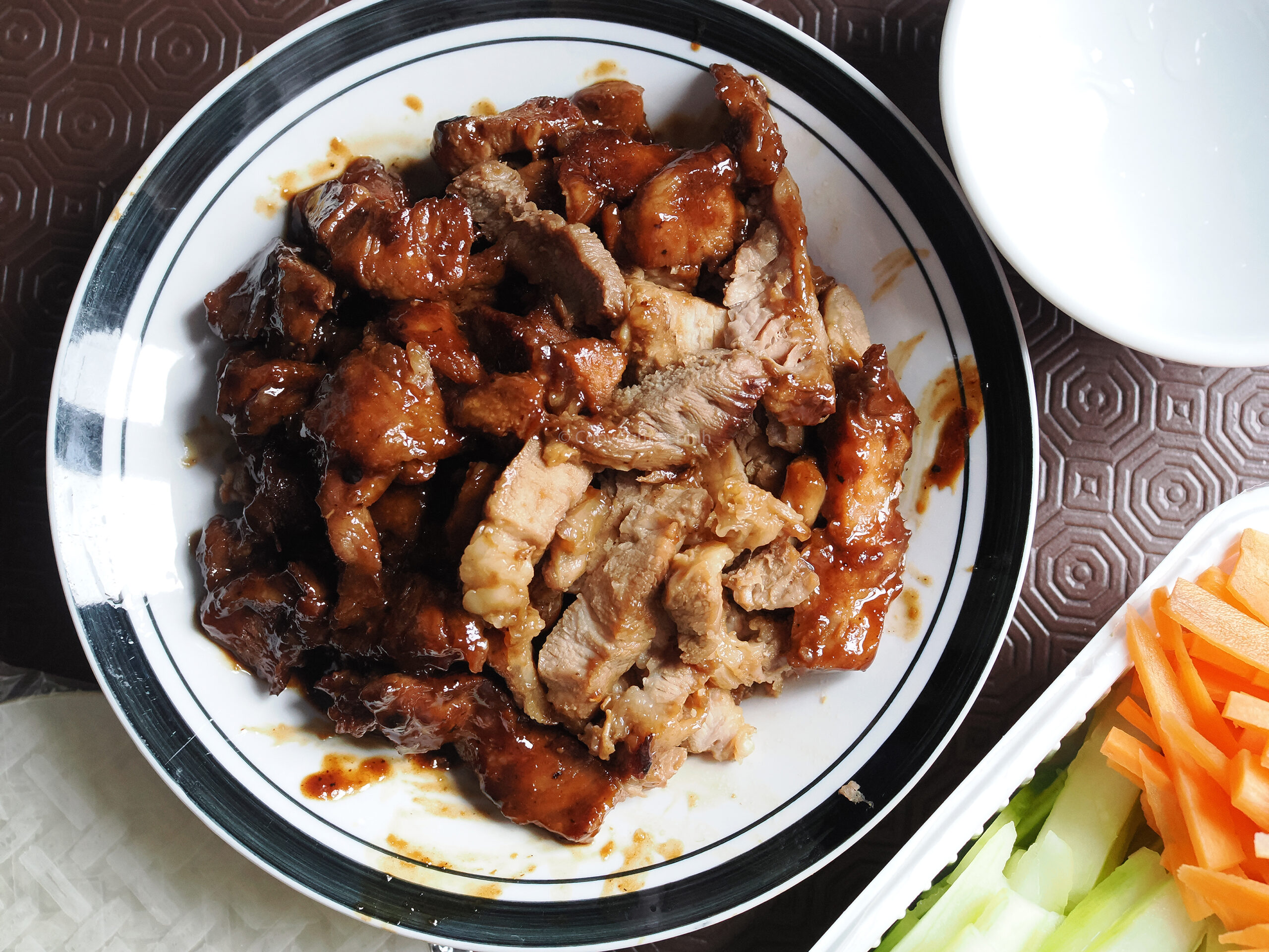 Korean Roll Meal Kit Kelly Loves pork with marinade