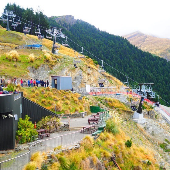Skyline Queenstown Luges mountains view