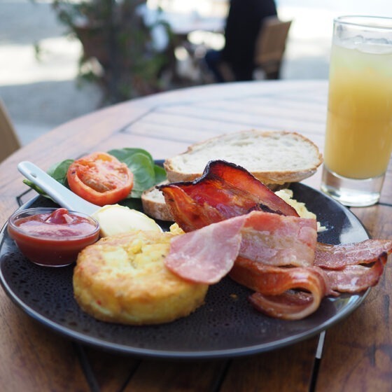 The Bath House breakfast