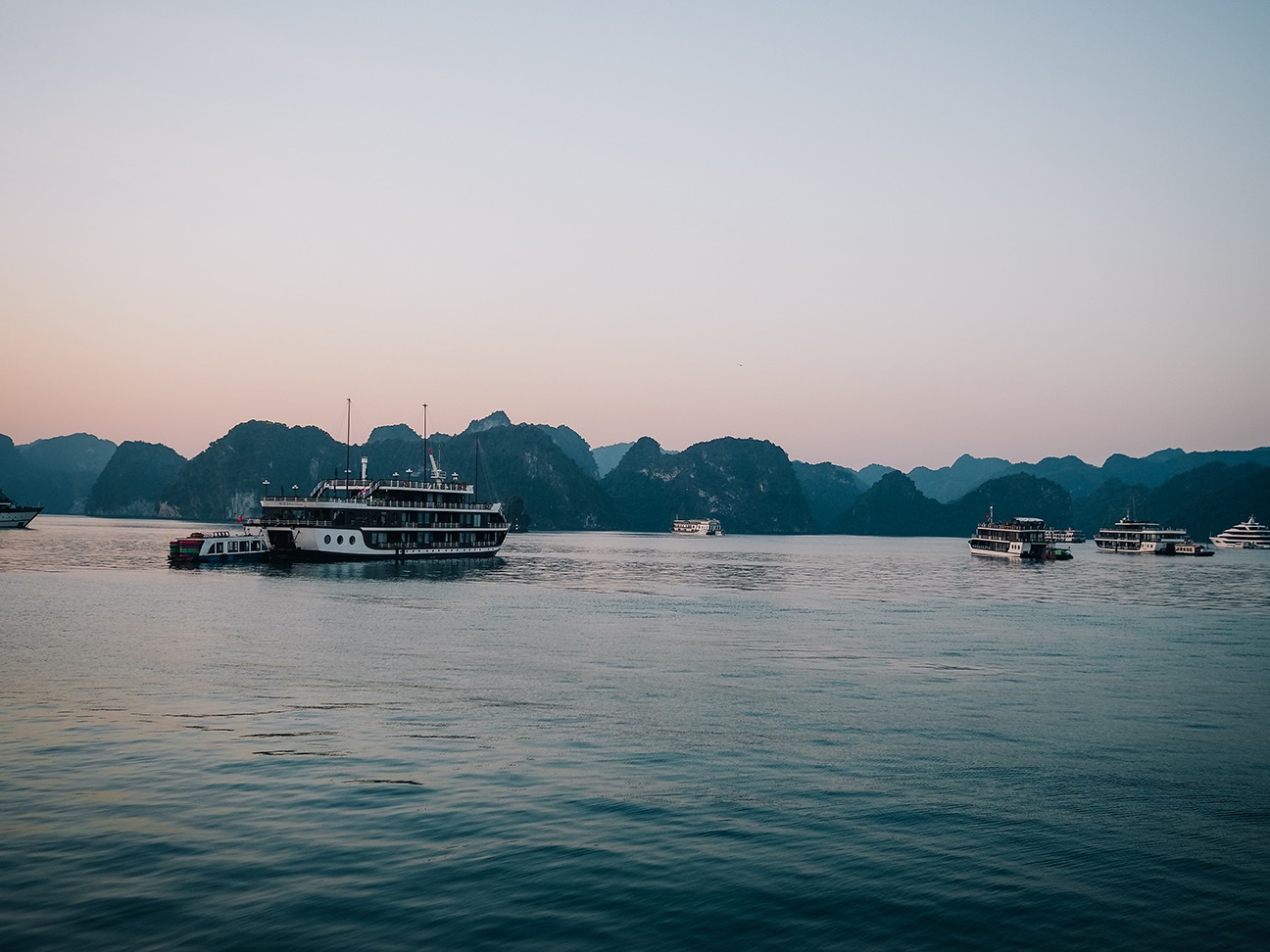 Ha Long Bay from the cruise