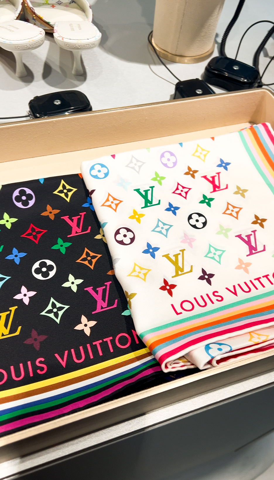 Louis Vuitton scarves