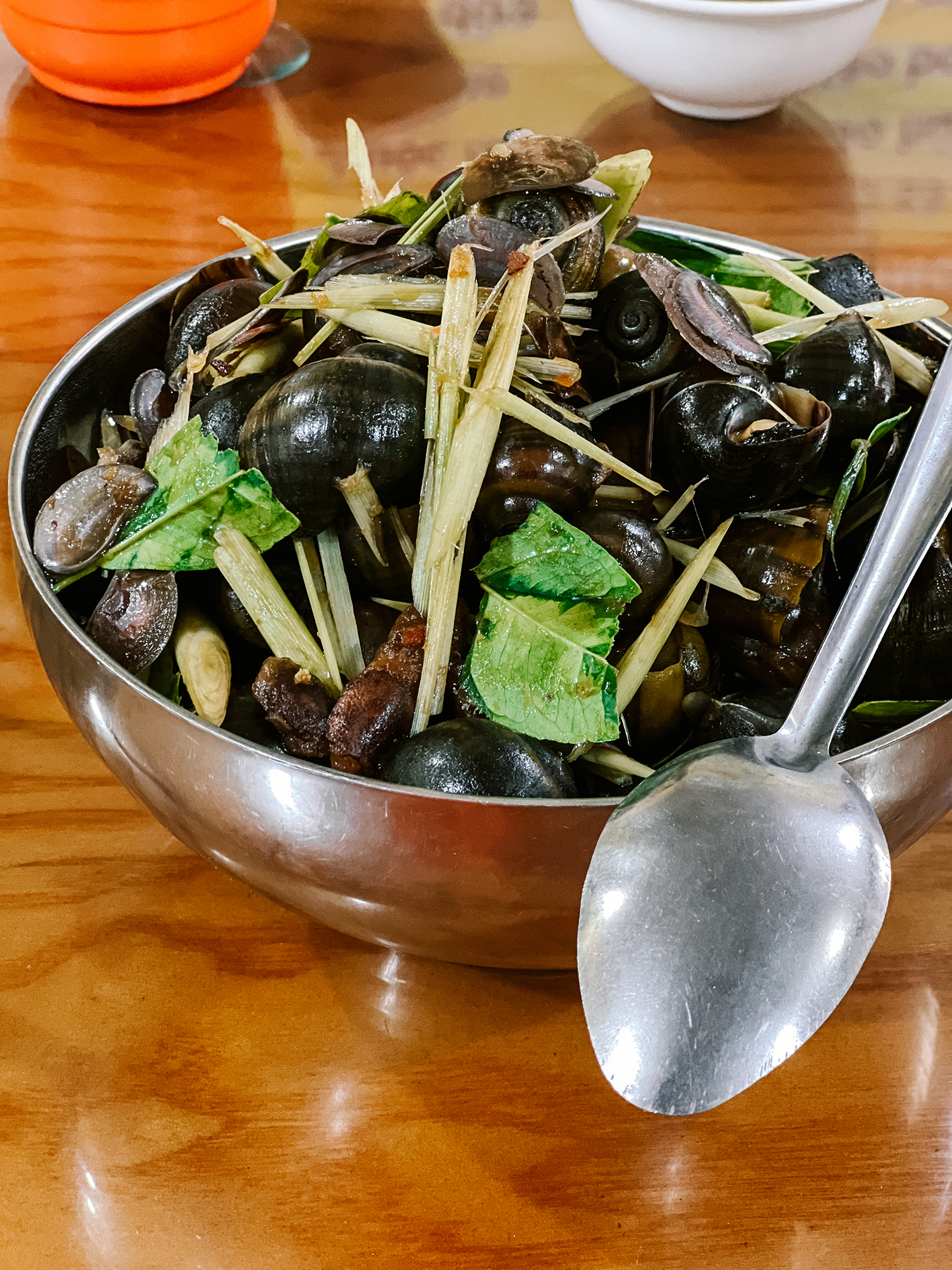 stir fried snails