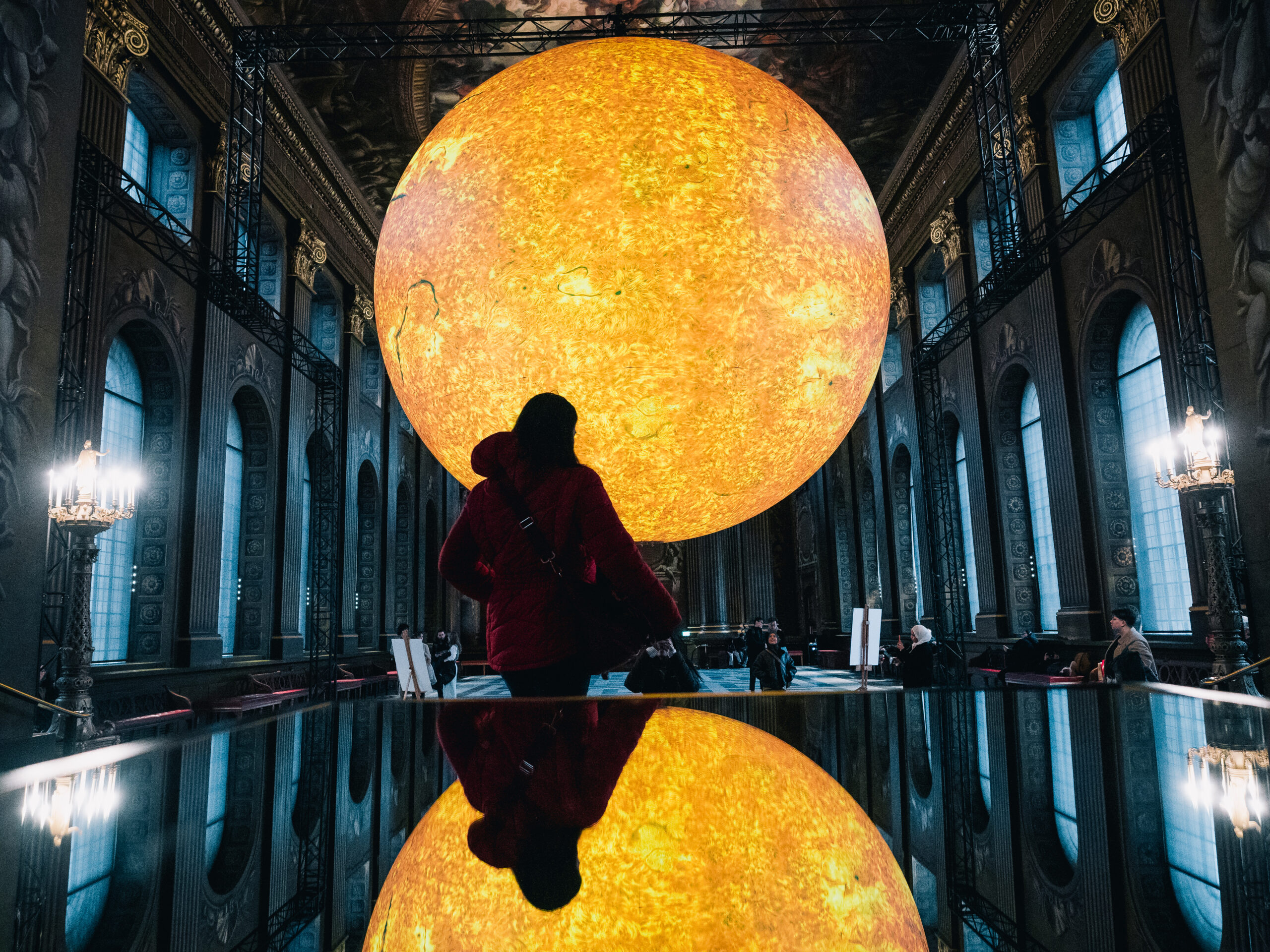 mirrored image of helios