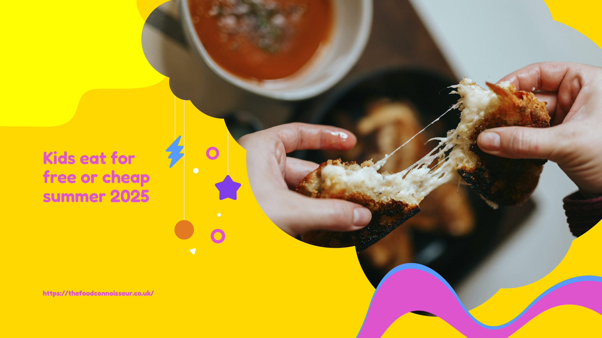 kids eat free or cheap summer UK 2025