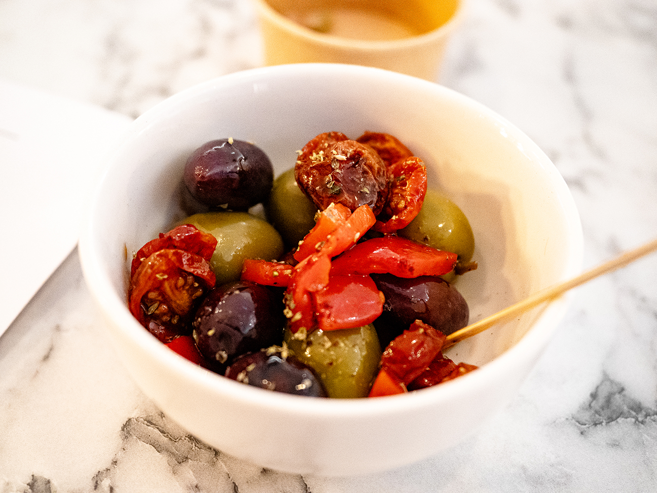 mixed olives