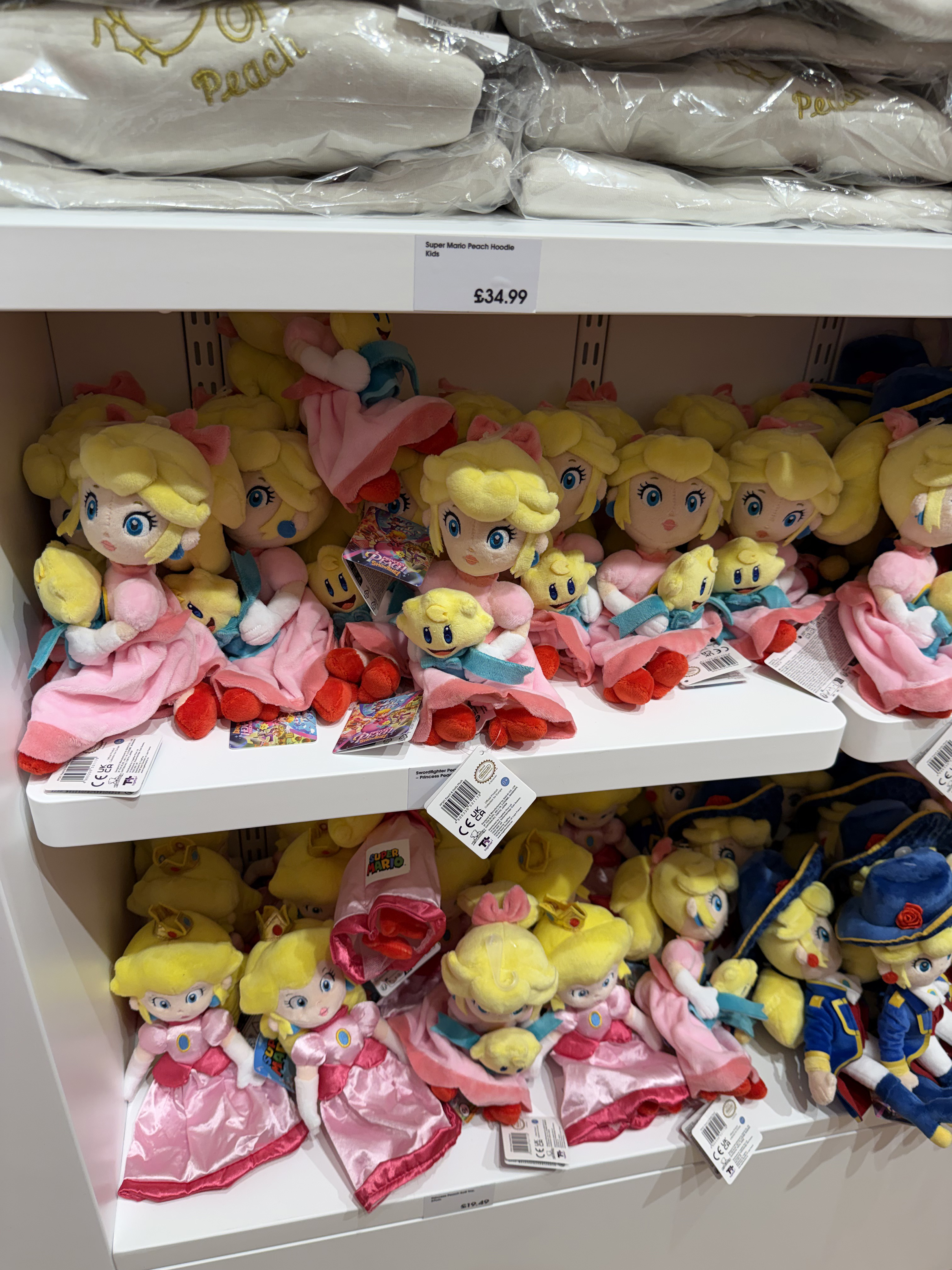 Princess peach at Nintendo London shop