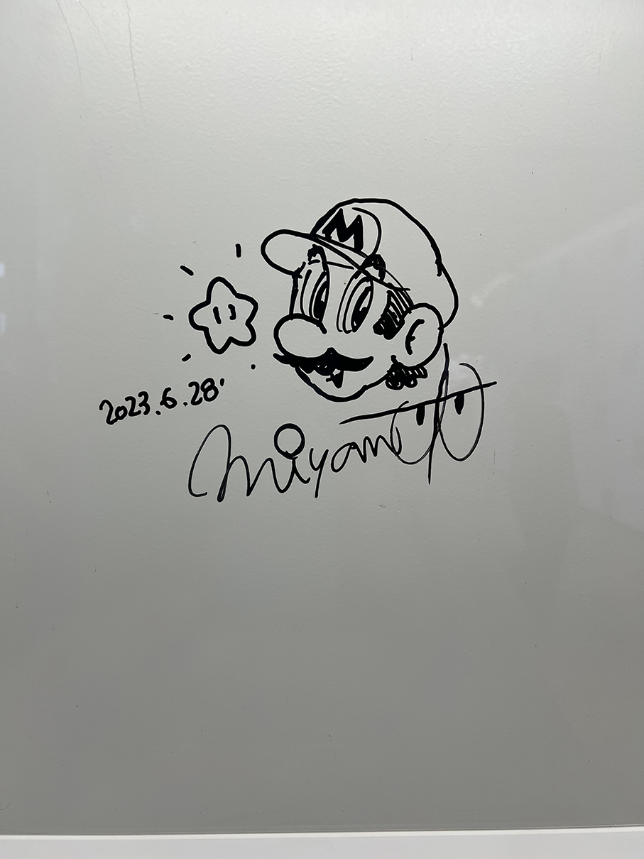 Shigeru Miyamoto Mario creator autograph