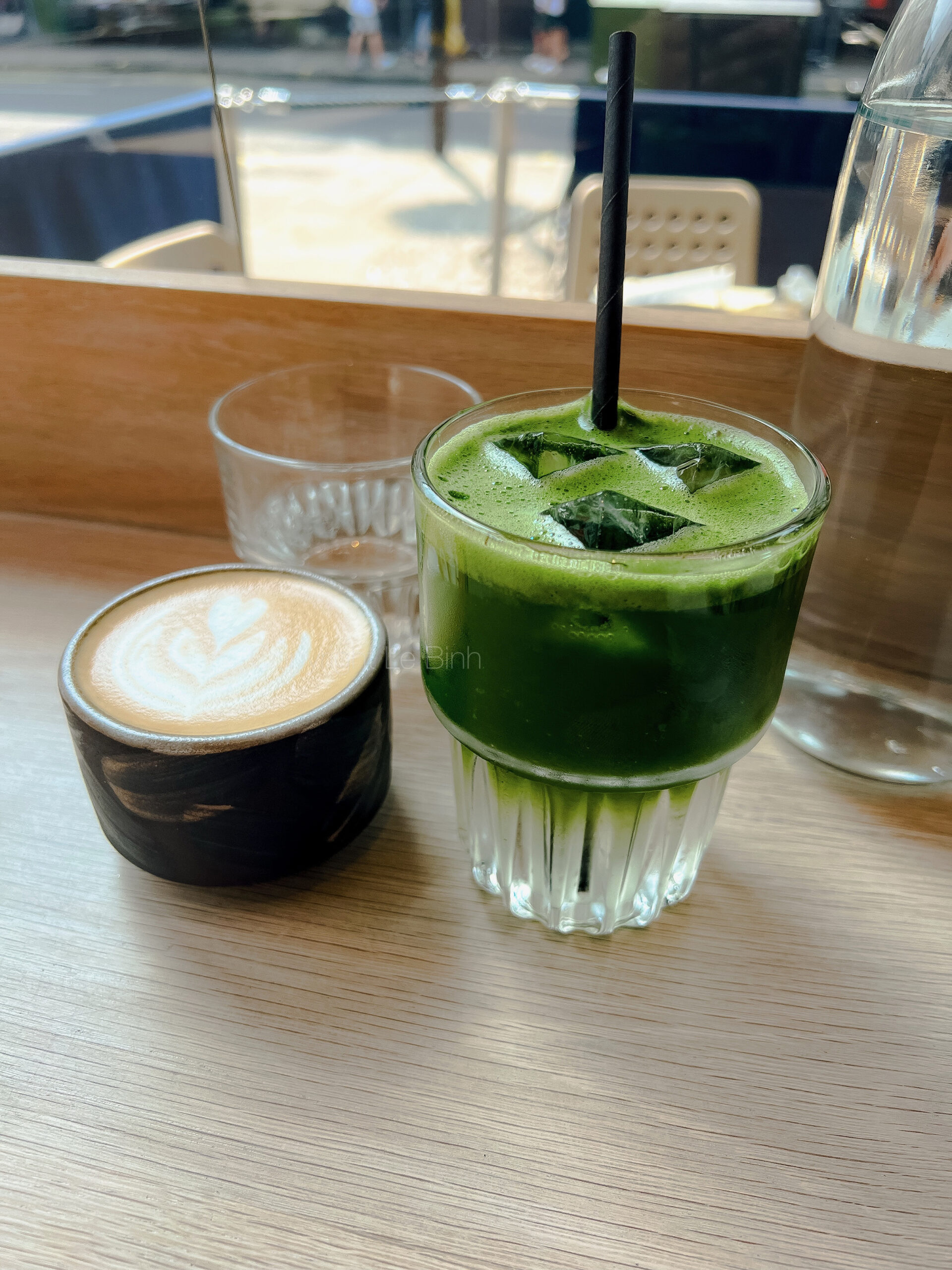 tab x tab coffee and sparkling matcha