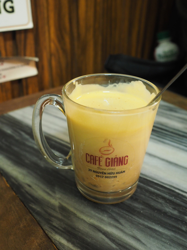 Cafe Giảng egg coffee Hanoi