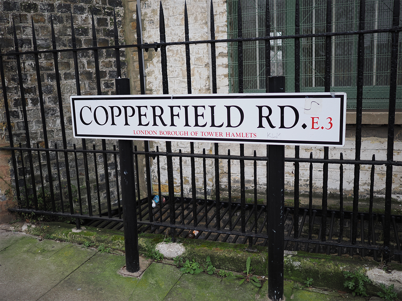Copperfield street sign