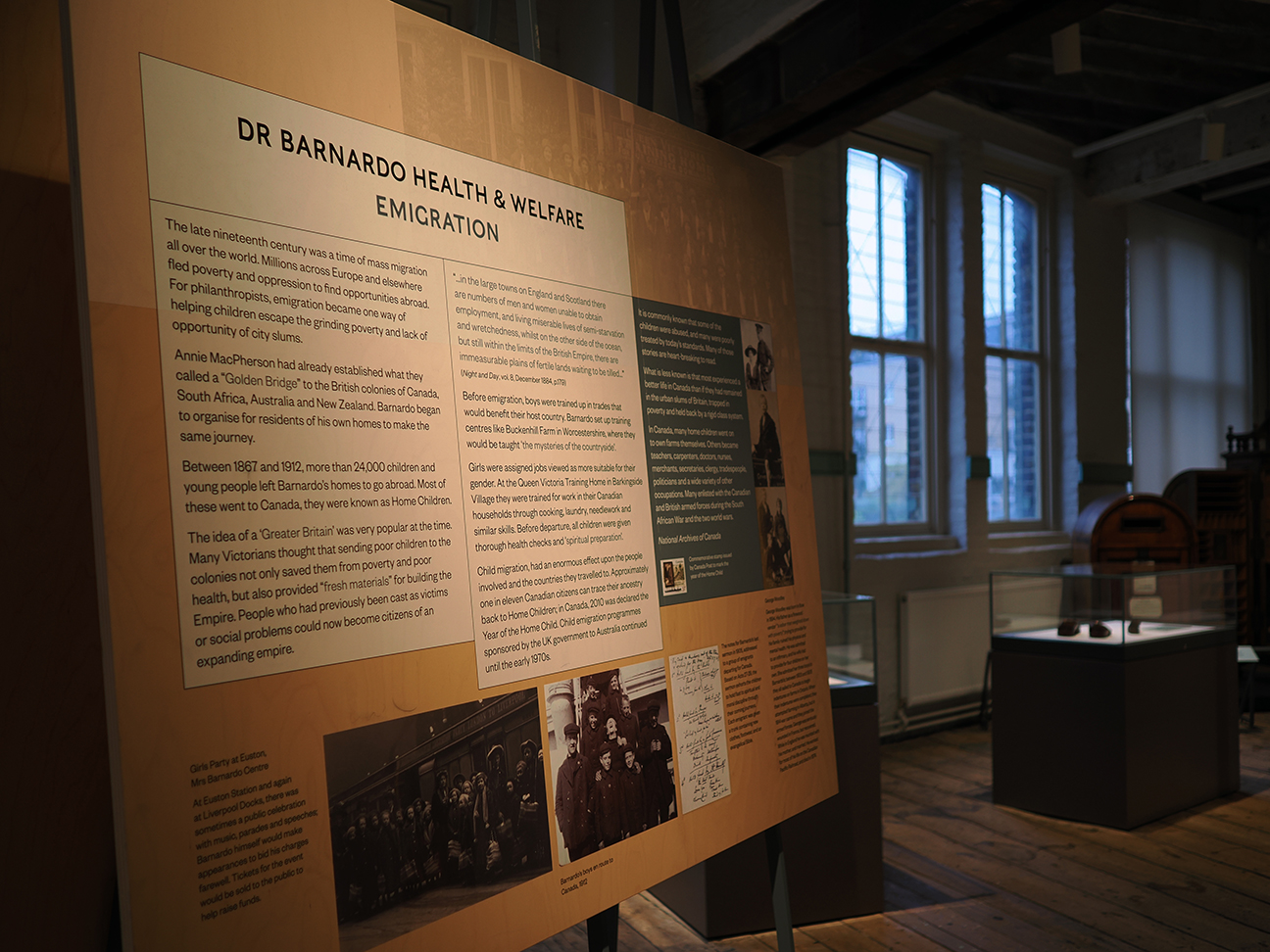 Dr Branado exhibition display