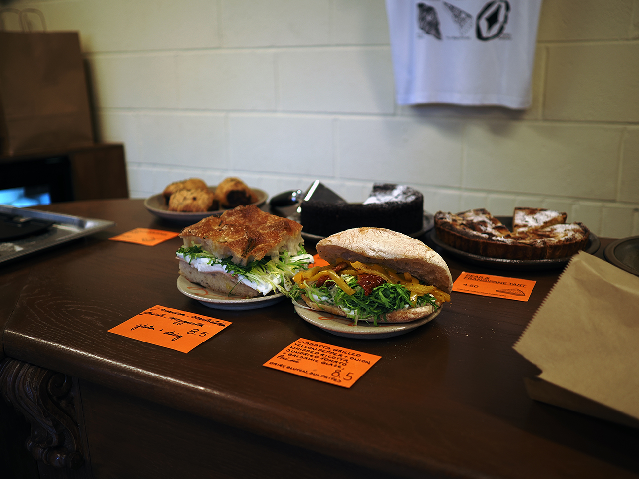 Forno cafe menu sandwiches