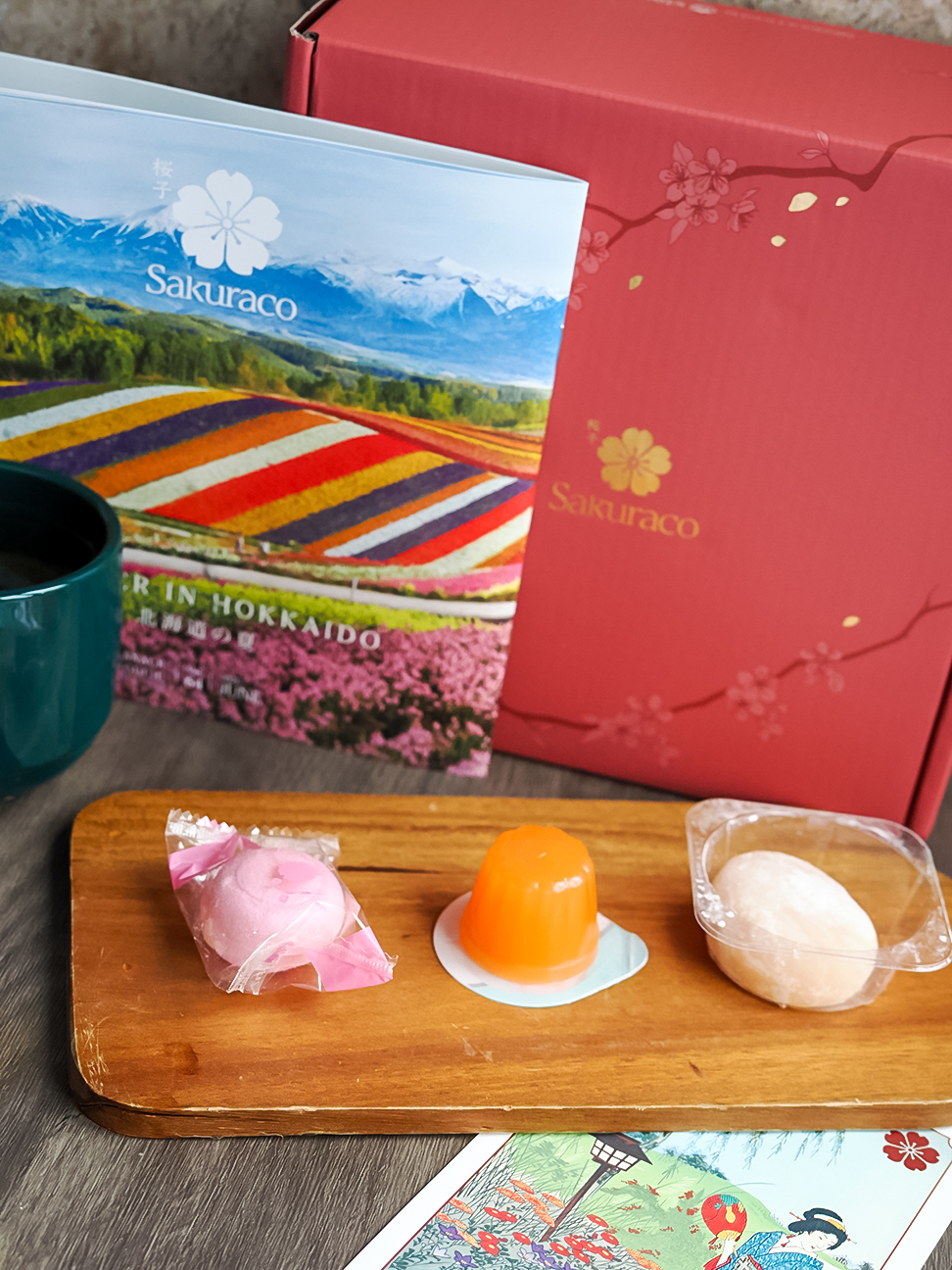 A selecction of Japanese treats from Sakuraco June box