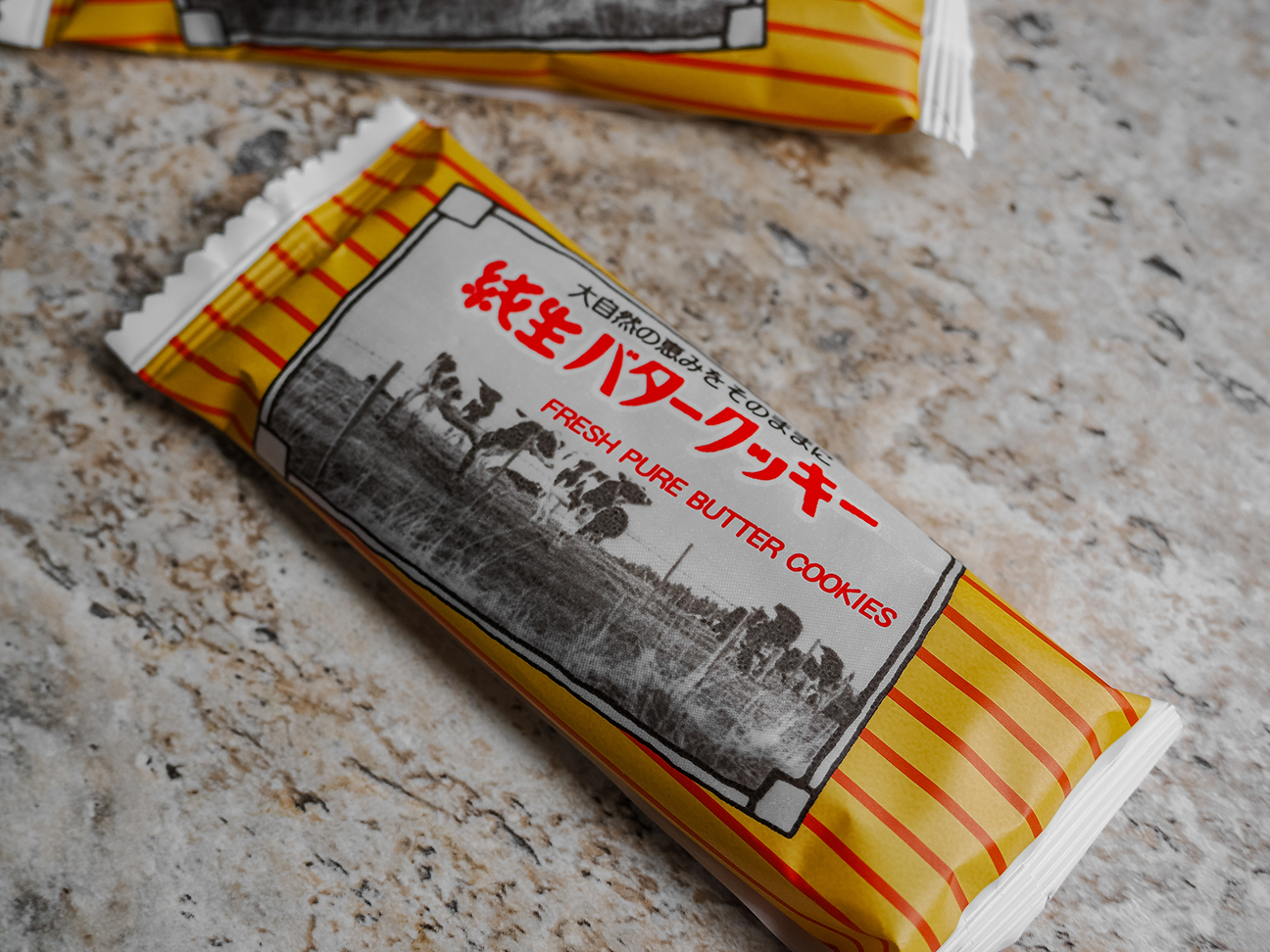 close up of Showa Hokkaido butter cookie