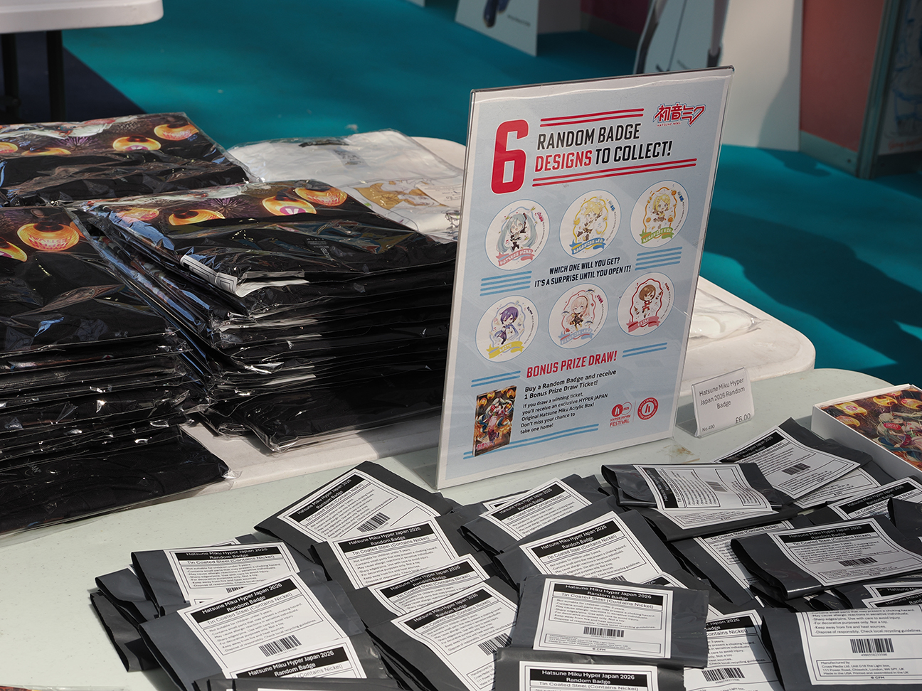 Hatsune Miku Hyper Japan 2026 badges