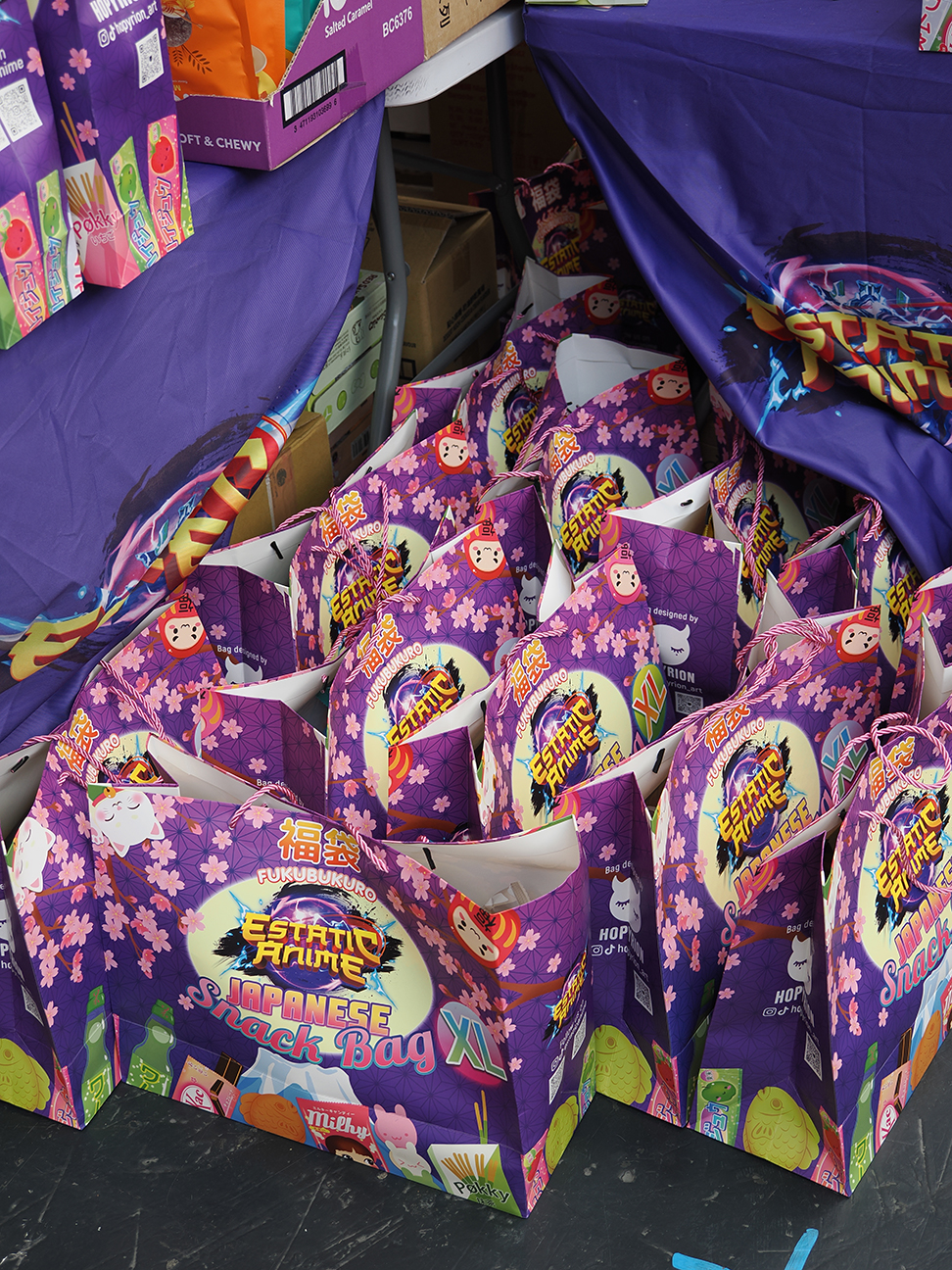 estatic anime snack bag