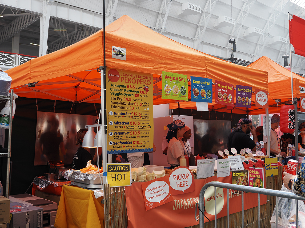 peko peko Japanese food stall
