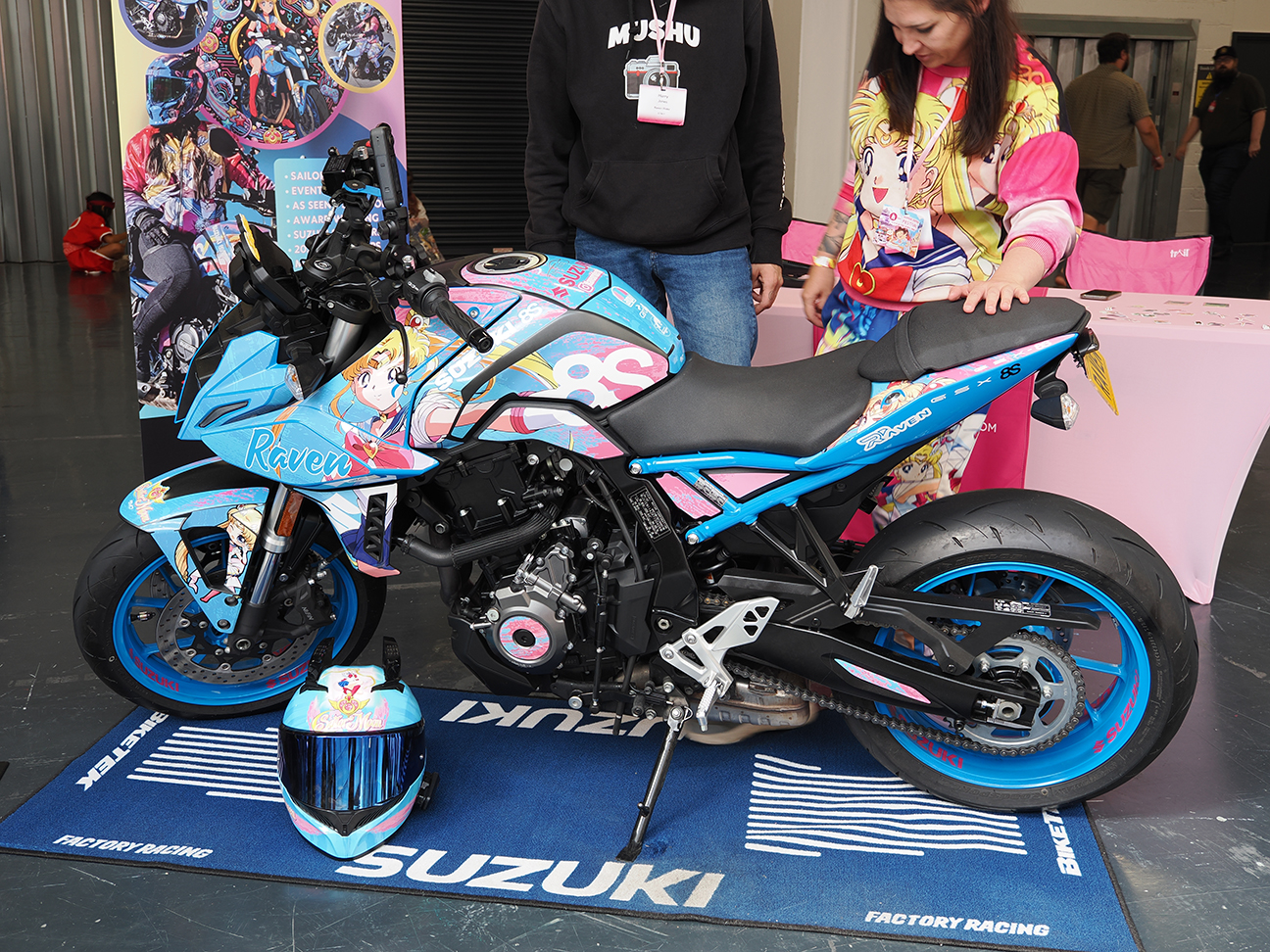 raven rider uk sailor moon bike side