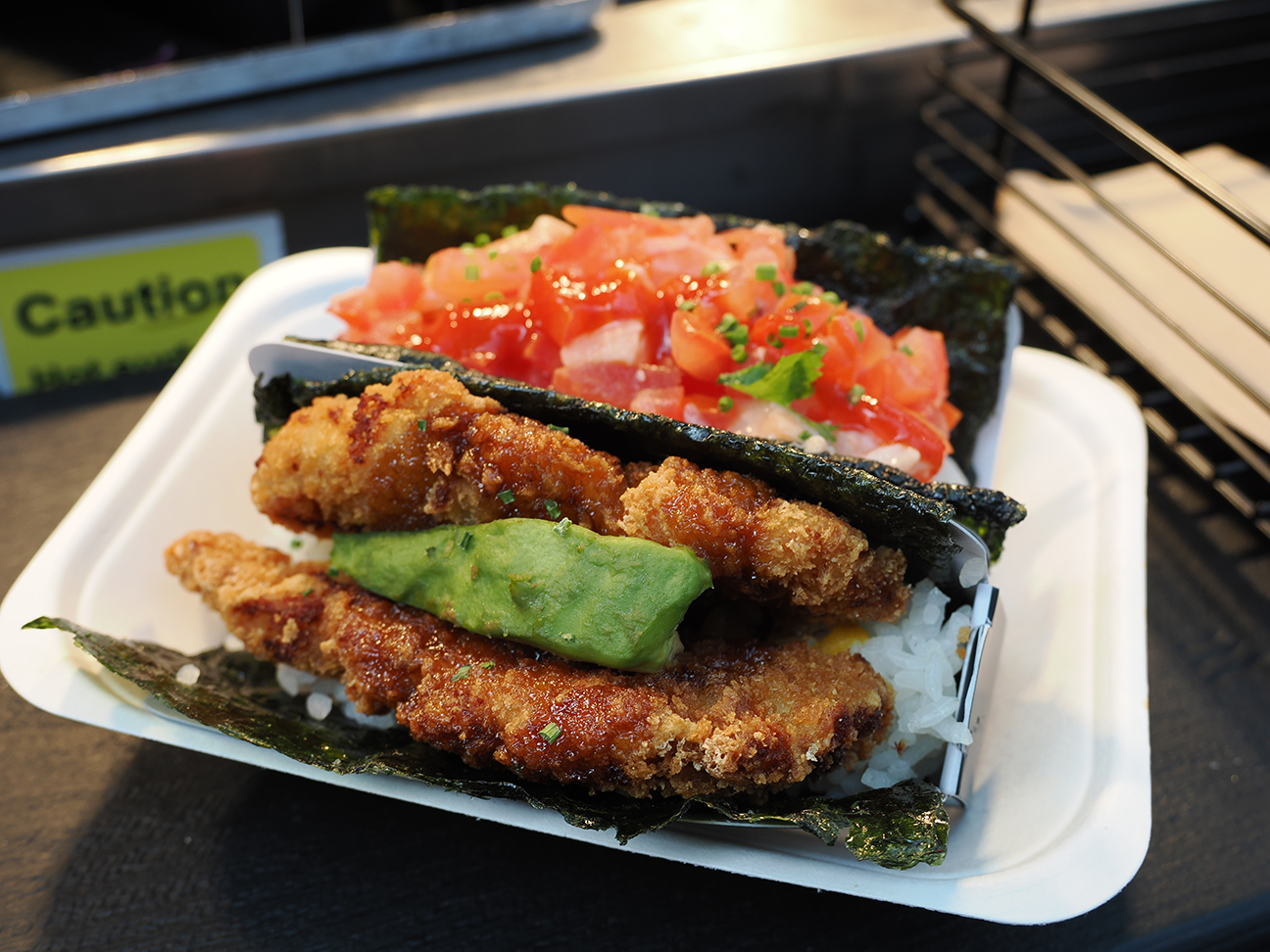 sushi tacos from kofuku