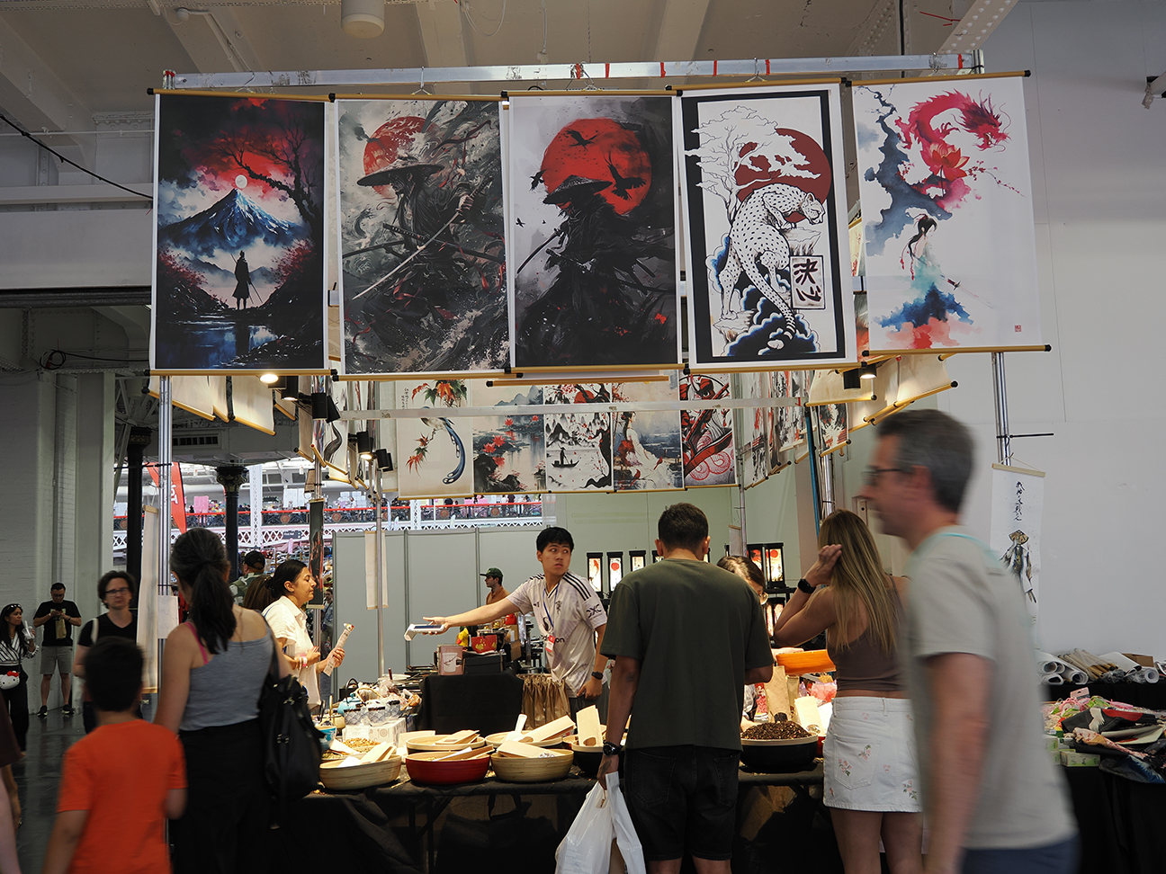 tea stall inside Hyper Japan 2026