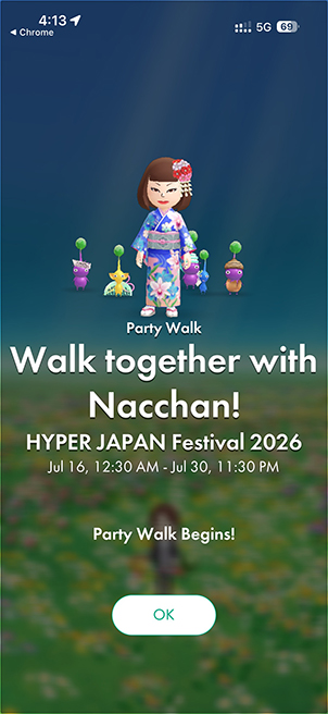 walk together with Nacchan at Hyper Japan festival 2026