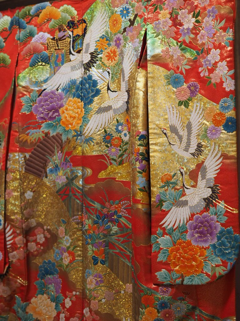 kimono insde MAIKOYA Gion Kiyomizu